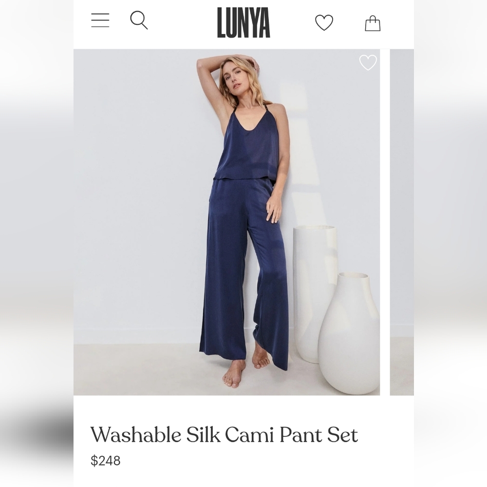 Washable Silk Cami Pant Set
